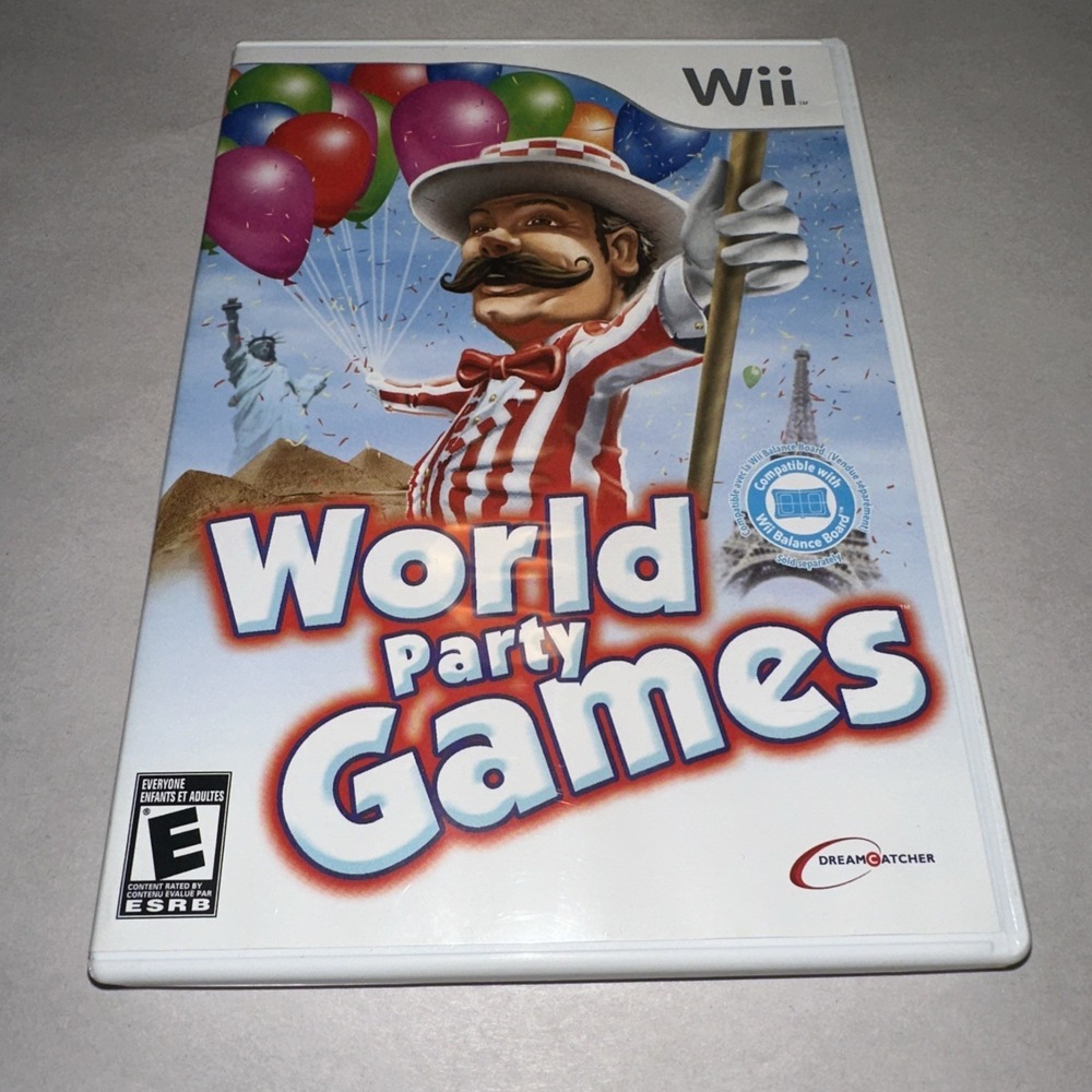 World Party Games (Nintendo Wii, 2009) Complete CIB Excellent Condition